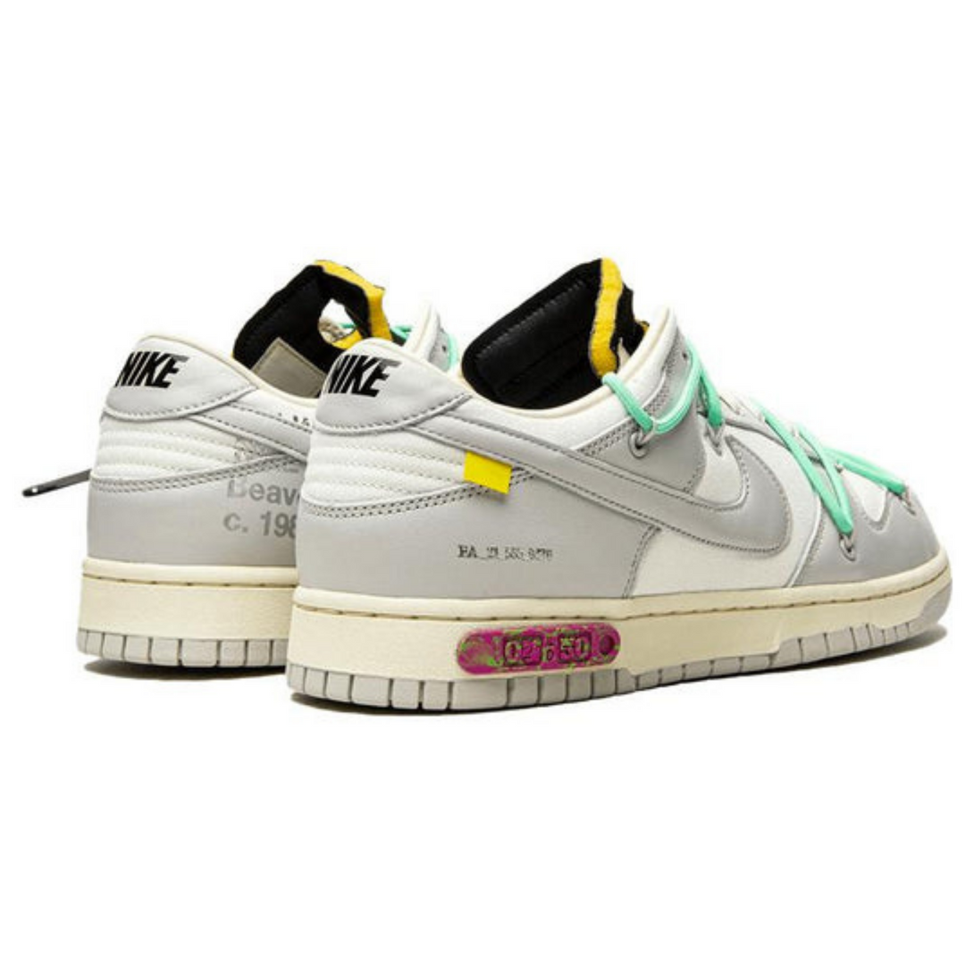 Off-White x Nike Dunk Low 'Lot 04 of 50'- Streetwear Fashion - helmiss.com