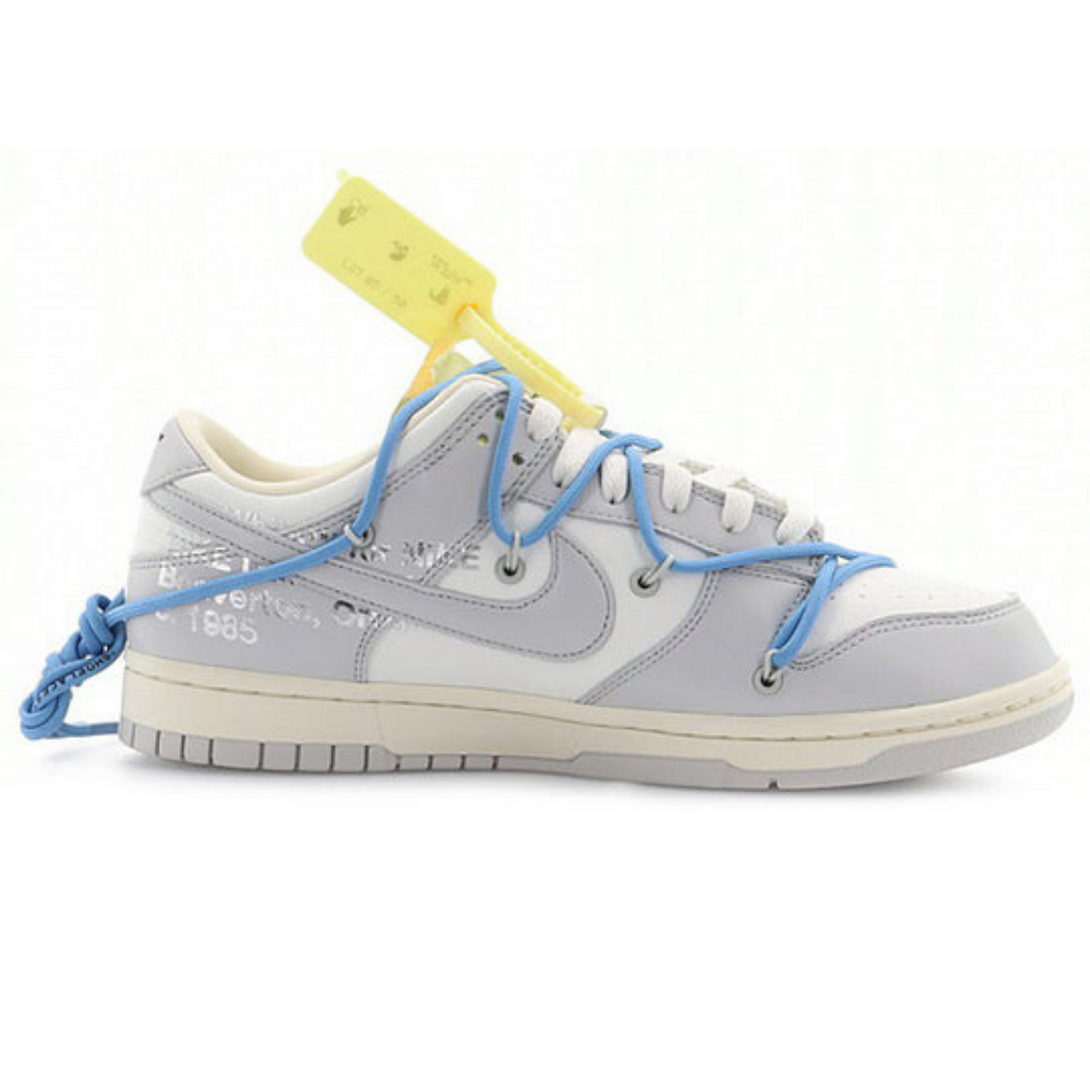 Off-White x Nike Dunk Low 'Lot 05 of 50'- Streetwear Fashion - helmiss.com