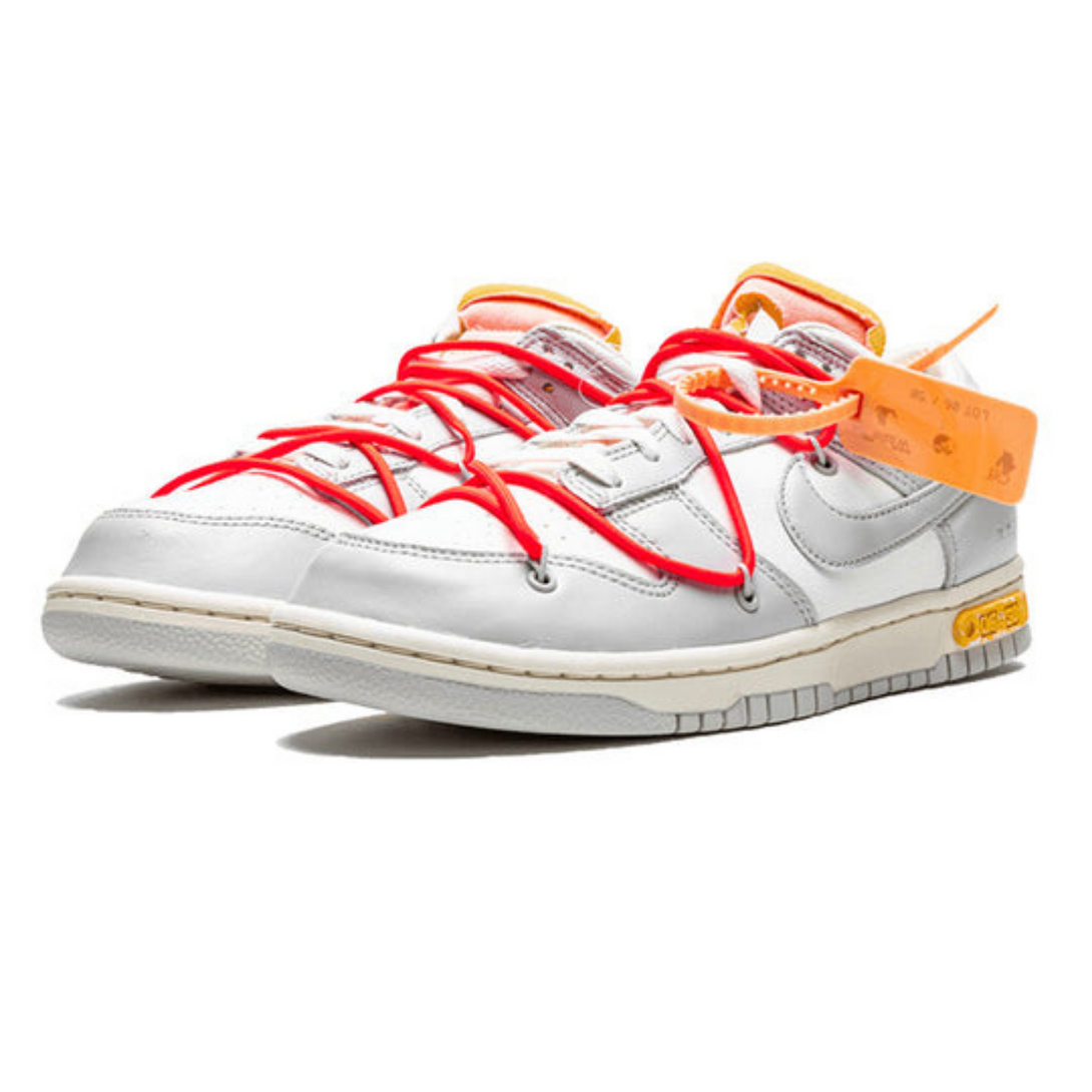 Off-White x Nike Dunk Low 'Lot 06 of 50'- Streetwear Fashion - helmiss.com