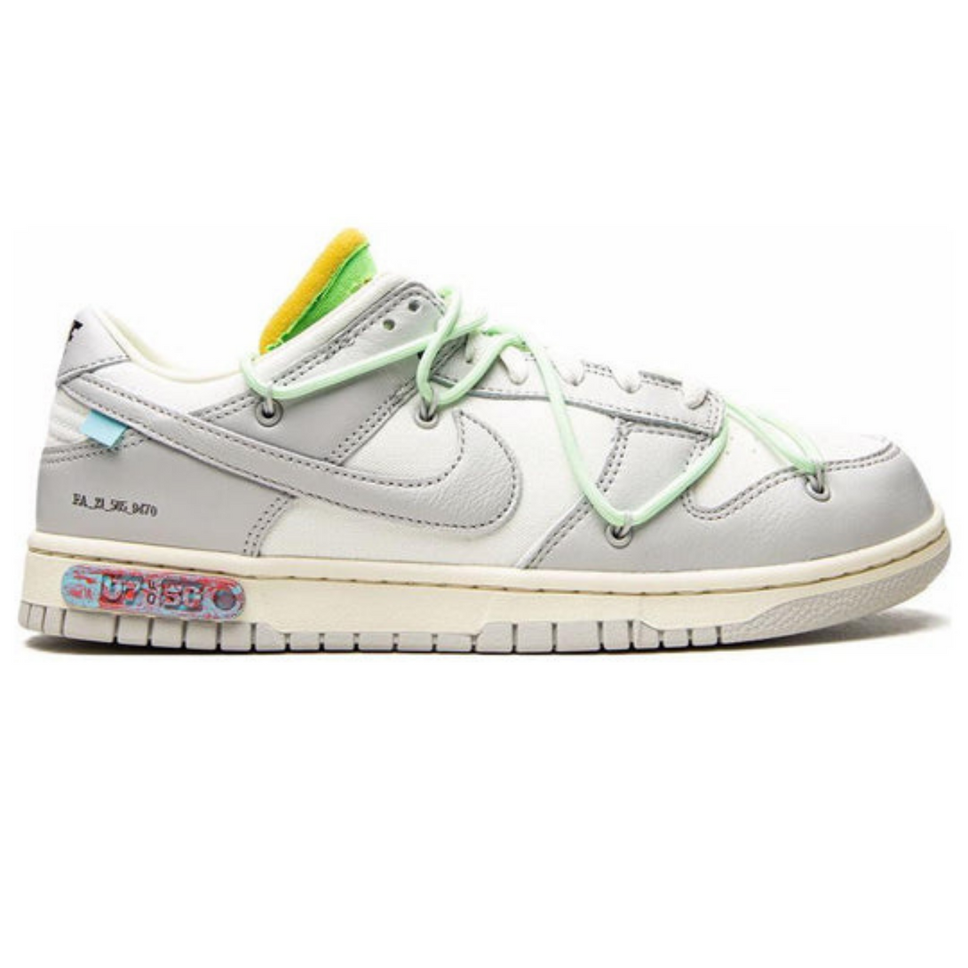 Off-White x Nike Dunk Low 'Lot 07 of 50'- Streetwear Fashion - helmiss.com