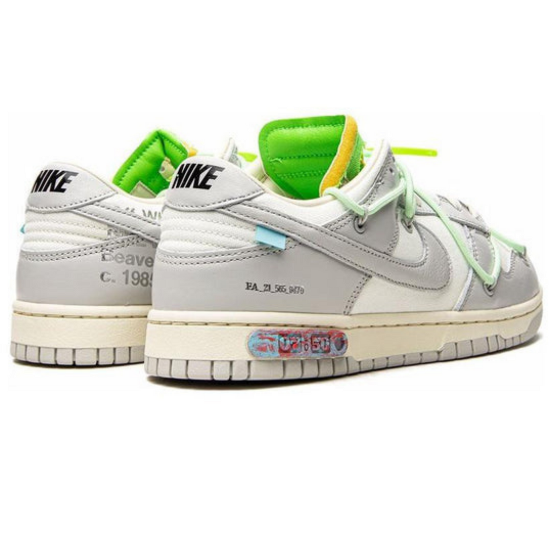 Off-White x Nike Dunk Low 'Lot 07 of 50'- Streetwear Fashion - helmiss.com