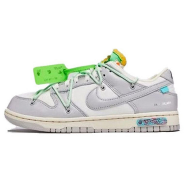 Off-White x Nike Dunk Low 'Lot 07 of 50'- Streetwear Fashion - helmiss.com