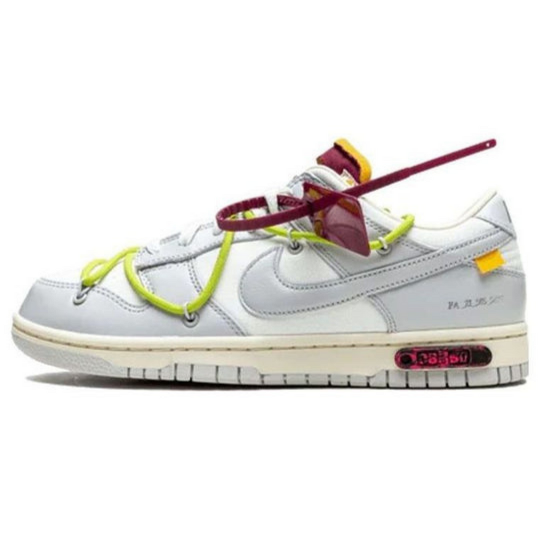 Off-White x Nike Dunk Low 'Lot 08 of 50'- Streetwear Fashion - helmiss.com