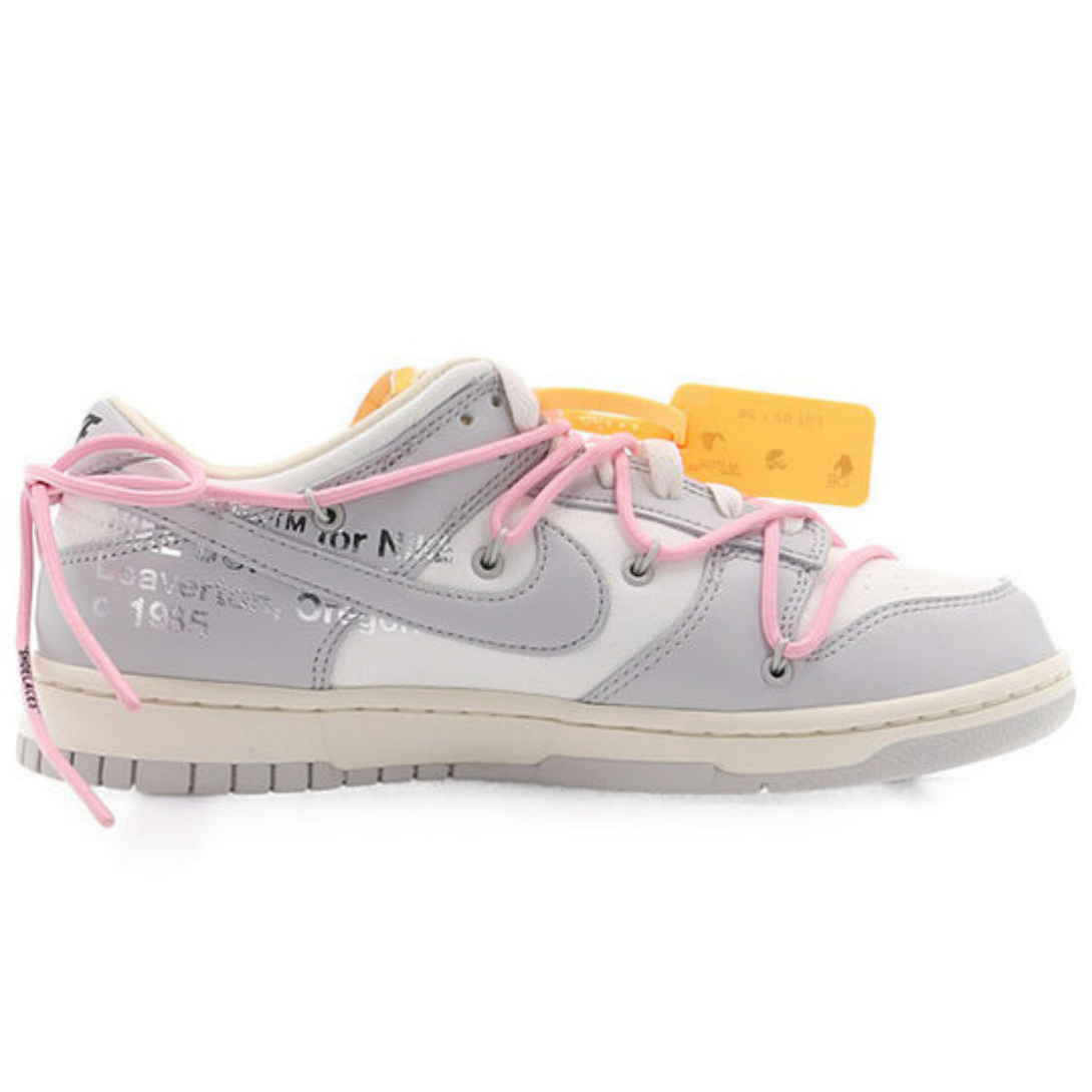 Off-White x Nike Dunk Low 'Lot 09 of 50'- Streetwear Fashion - helmiss.com