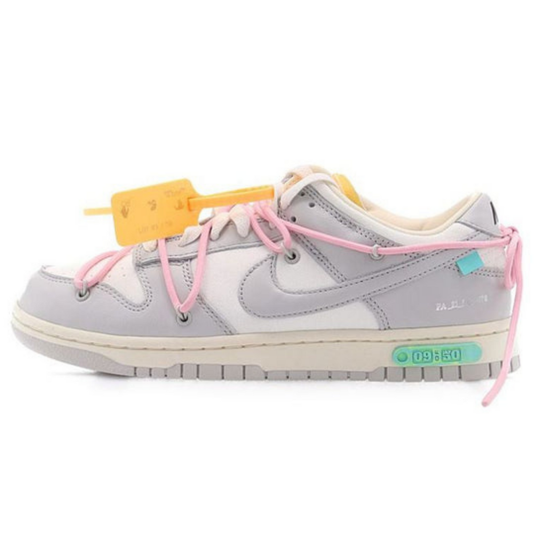 Off-White x Nike Dunk Low 'Lot 09 of 50'- Streetwear Fashion - helmiss.com