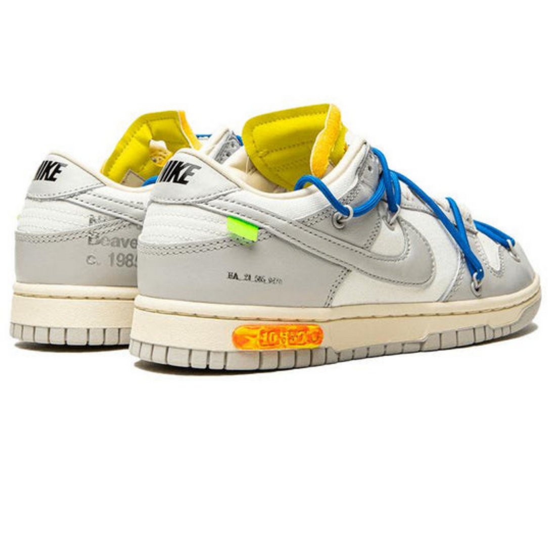 Off-White x Nike Dunk Low 'Lot 10 of 50'- Streetwear Fashion - helmiss.com