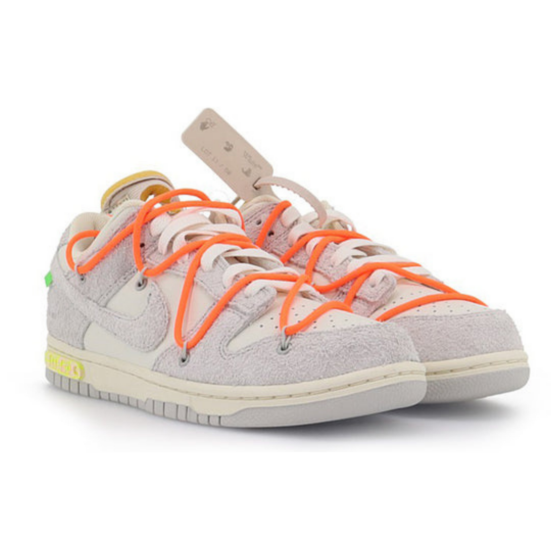 Off-White x Nike Dunk Low 'Lot 11 of 50'- Streetwear Fashion - helmiss.com