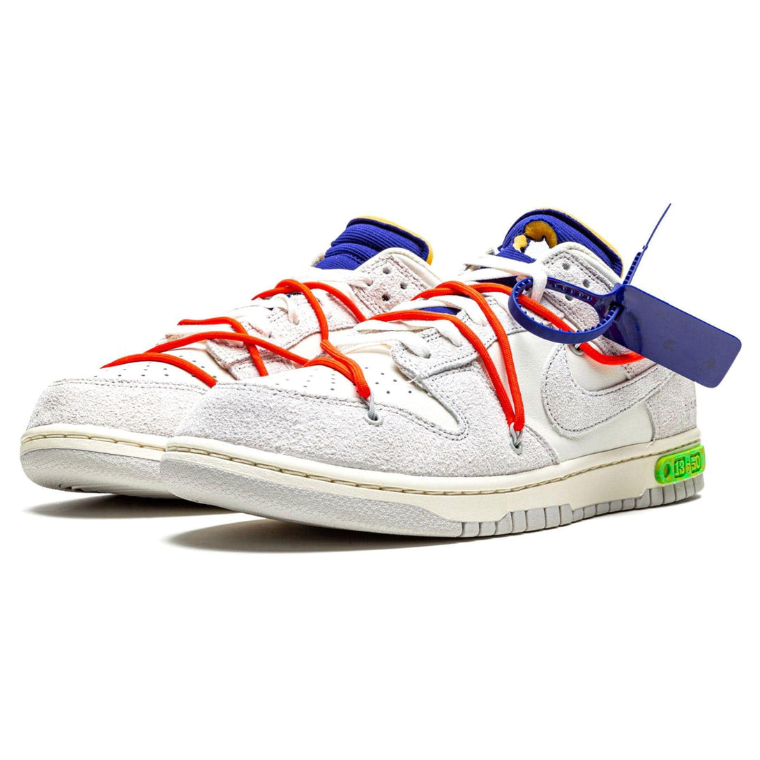 Off-White x Nike Dunk Low 'Lot 13 of 50'- Streetwear Fashion - helmiss.com