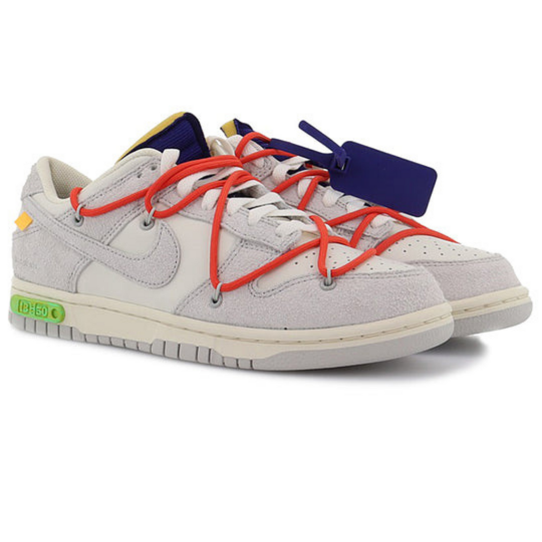 Off-White x Nike Dunk Low 'Lot 13 of 50'- Streetwear Fashion - helmiss.com