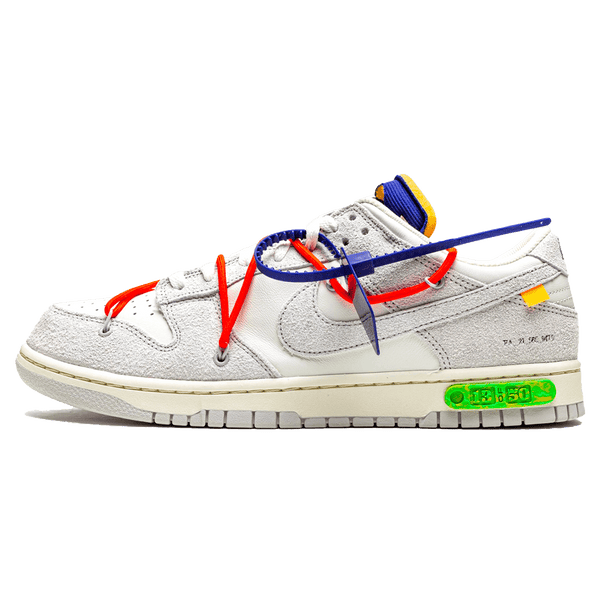 Off-White x Nike Dunk Low 'Lot 13 of 50'- Streetwear Fashion - helmiss.com