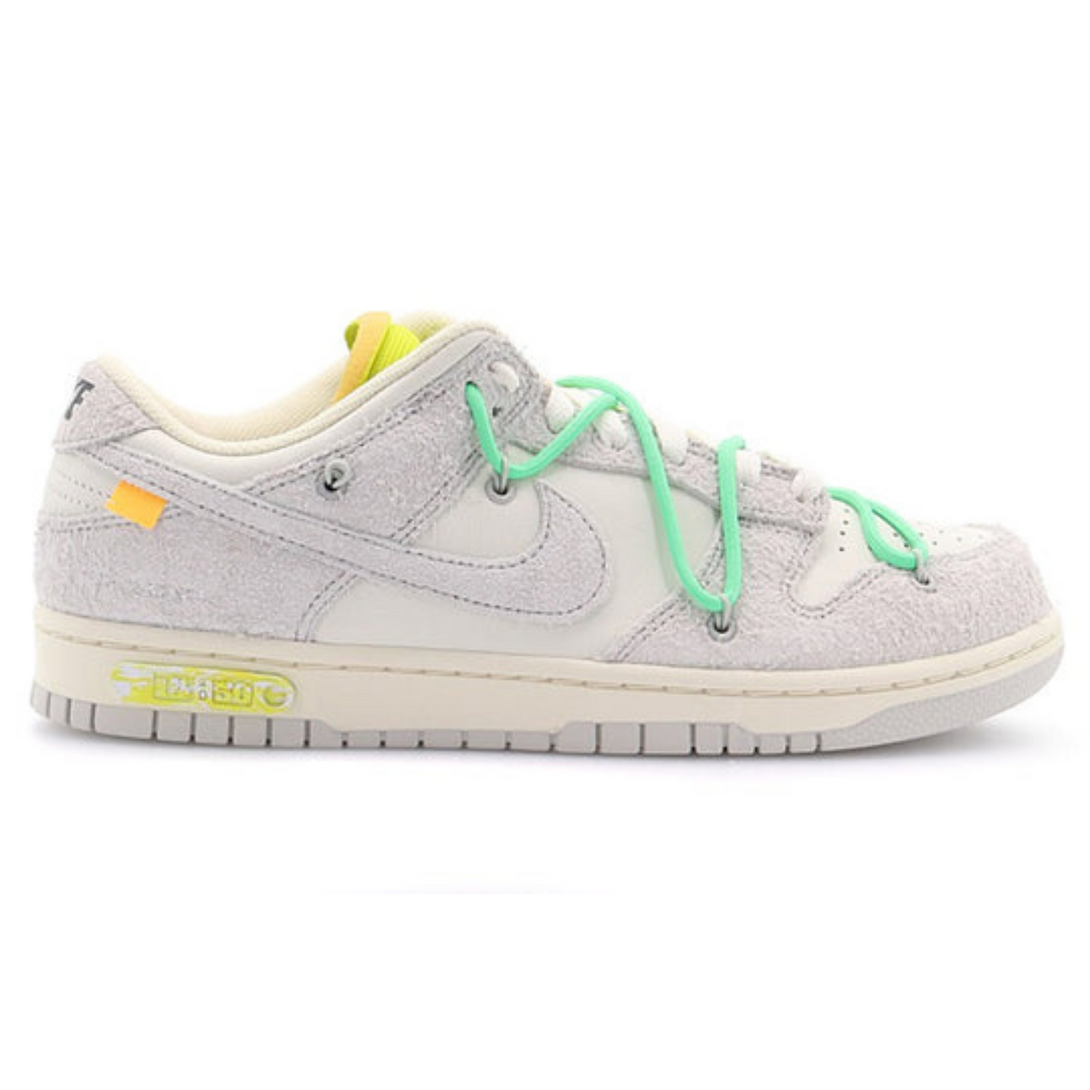 Off-White x Nike Dunk Low 'Lot 14 of 50'- Streetwear Fashion - helmiss.com