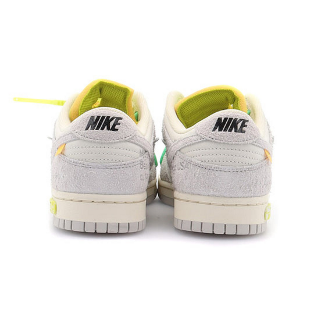 Off-White x Nike Dunk Low 'Lot 14 of 50'- Streetwear Fashion - helmiss.com