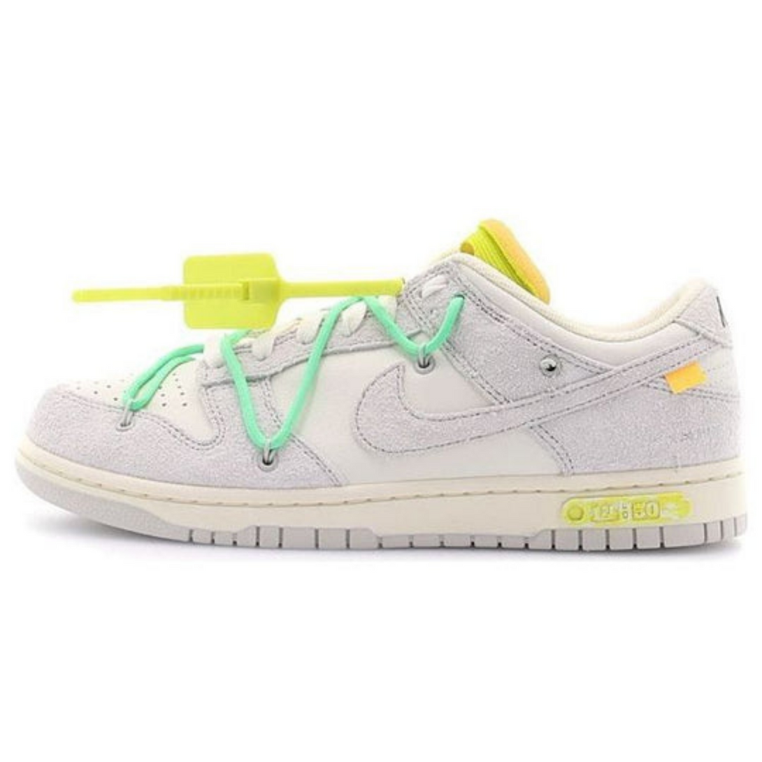 Off-White x Nike Dunk Low 'Lot 14 of 50'- Streetwear Fashion - helmiss.com