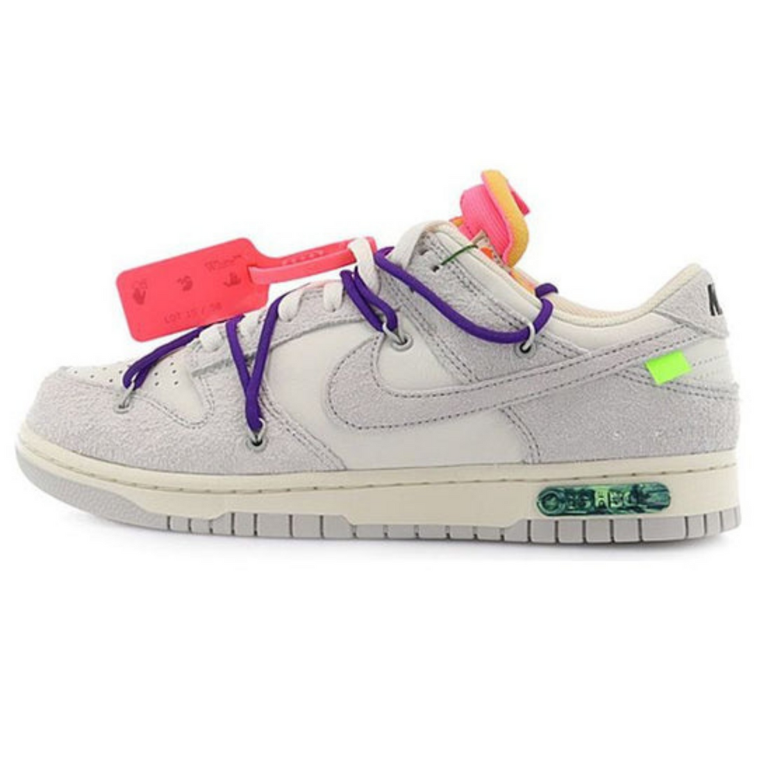 Off-White x Nike Dunk Low 'Lot 15 of 50'- Streetwear Fashion - helmiss.com