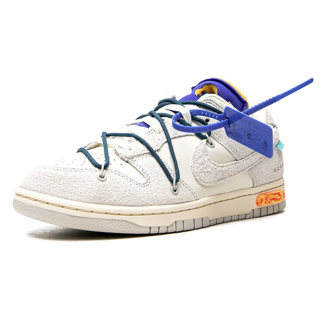 Off-White x Nike Dunk Low 'Lot 16 of 50'- Streetwear Fashion - helmiss.com