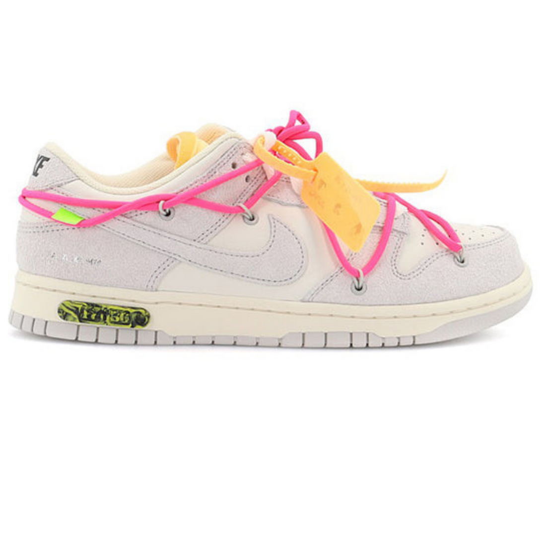 Off-White x Nike Dunk Low 'Lot 17 of 50'- Streetwear Fashion - helmiss.com