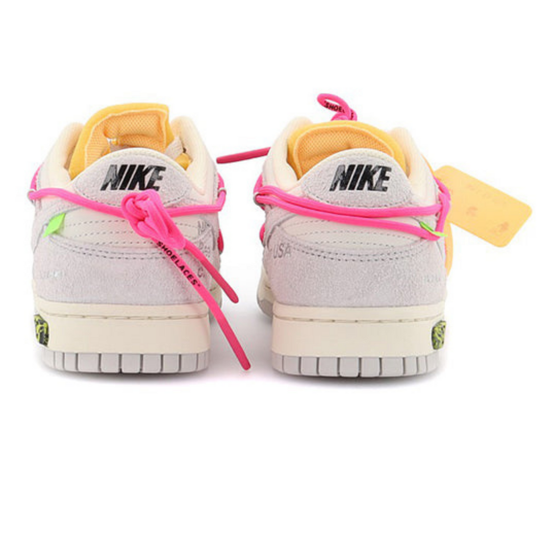 Off-White x Nike Dunk Low 'Lot 17 of 50'- Streetwear Fashion - helmiss.com