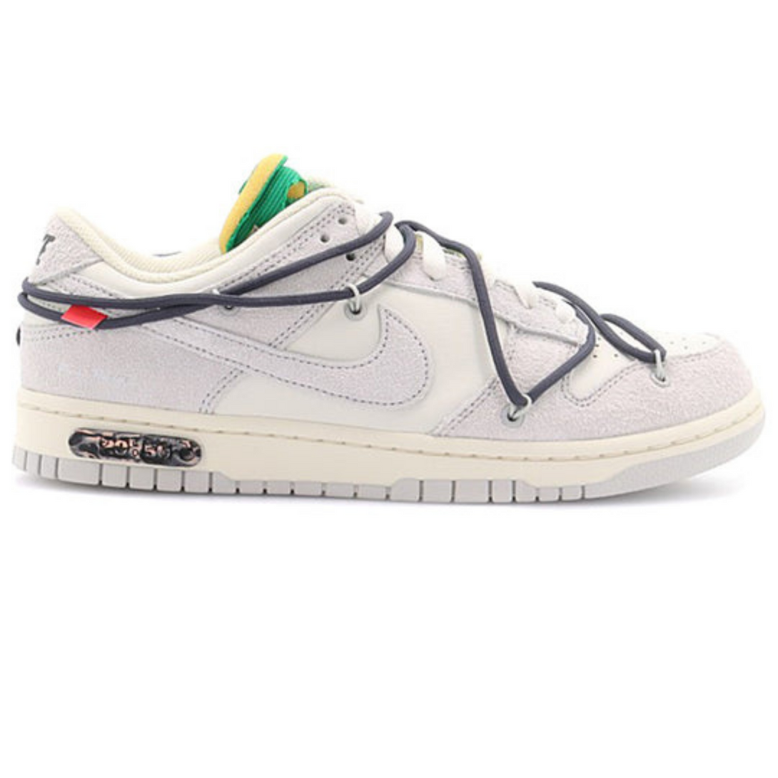 Off-White x Nike Dunk Low 'Lot 20 of 50'- Streetwear Fashion - helmiss.com