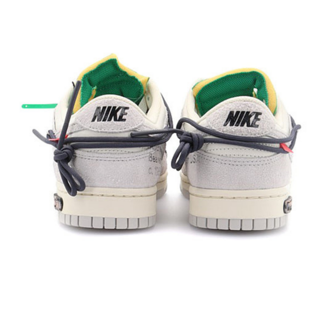 Off-White x Nike Dunk Low 'Lot 20 of 50'- Streetwear Fashion - helmiss.com