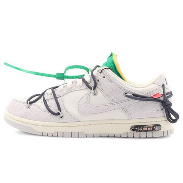 Off-White x Nike Dunk Low 'Lot 20 of 50'- Streetwear Fashion - helmiss.com