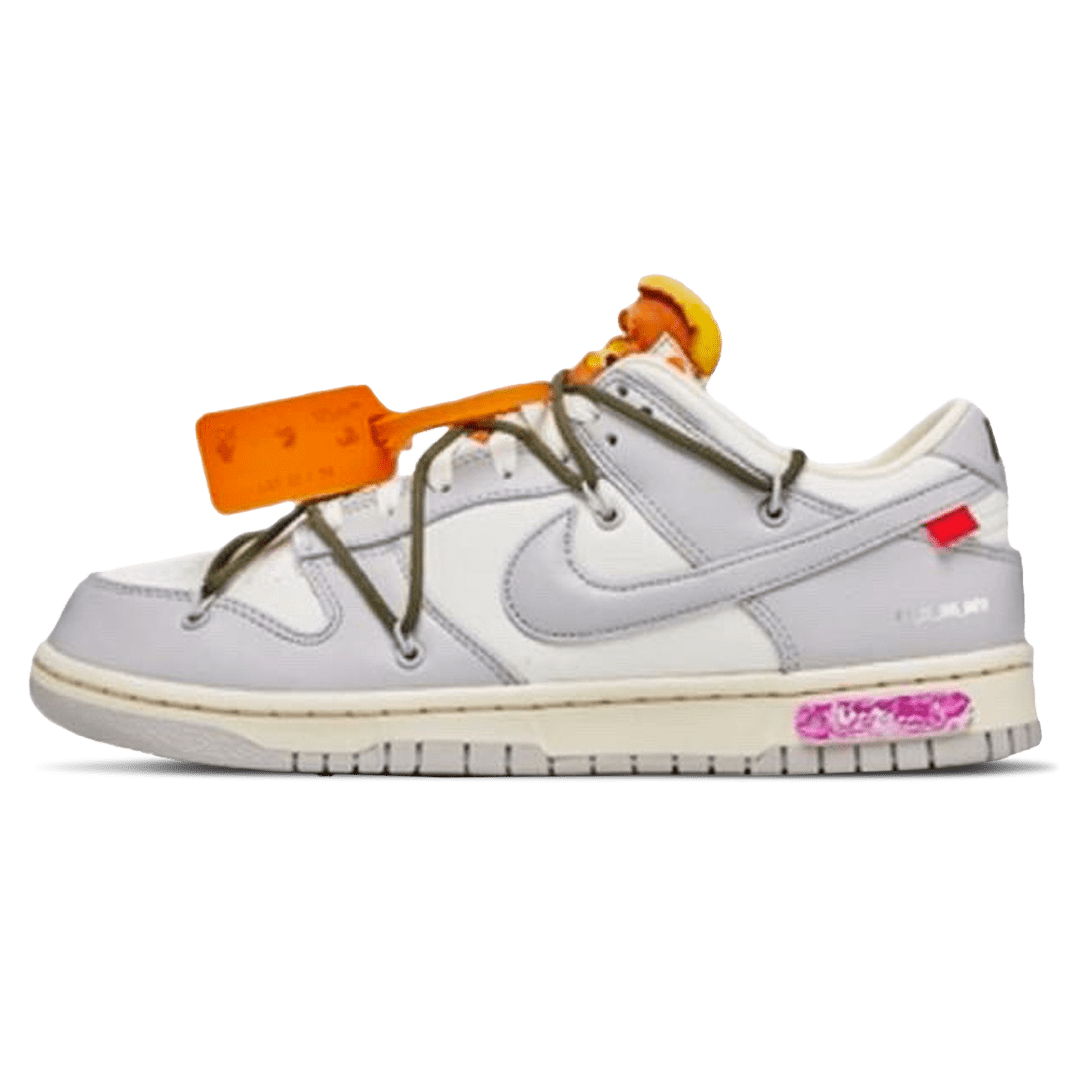 Off-White x Nike Dunk Low 'Lot 22 of 50'- Streetwear Fashion - helmiss.com