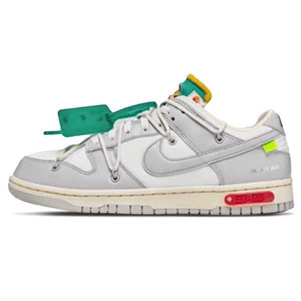 Off-White x Nike Dunk Low 'Lot 25 of 50'- Streetwear Fashion - helmiss.com