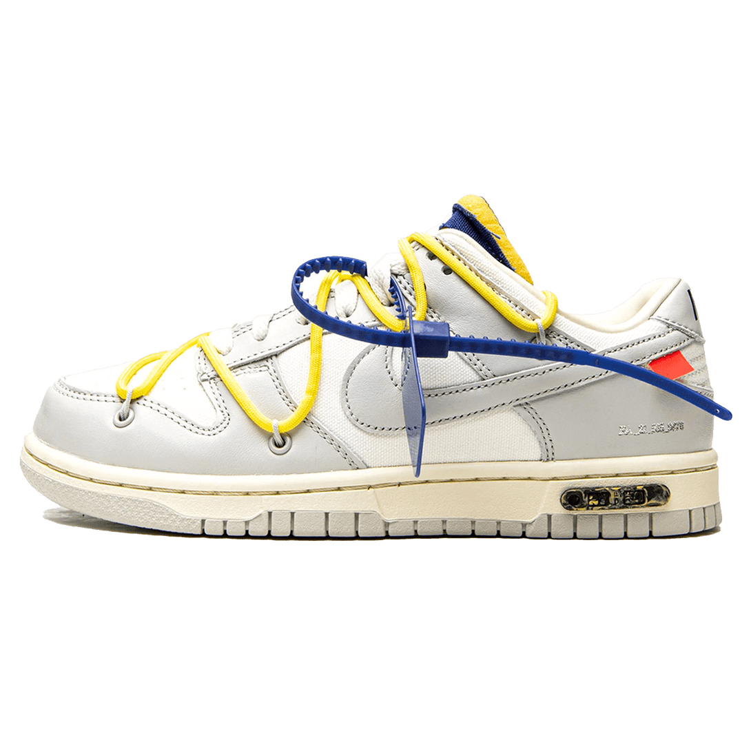 Off-White x Nike Dunk Low 'Lot 27 of 50'- Streetwear Fashion - helmiss.com