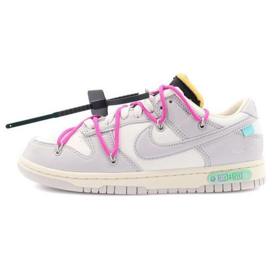 Off-White x Nike Dunk Low 'Lot 30 of 50'- Streetwear Fashion - helmiss.com