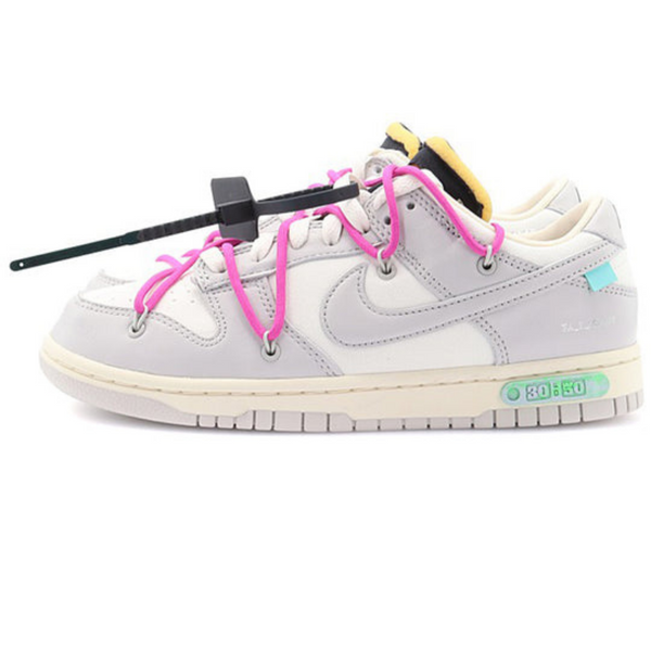 Off-White x Nike Dunk Low 'Lot 30 of 50'- Streetwear Fashion - helmiss.com