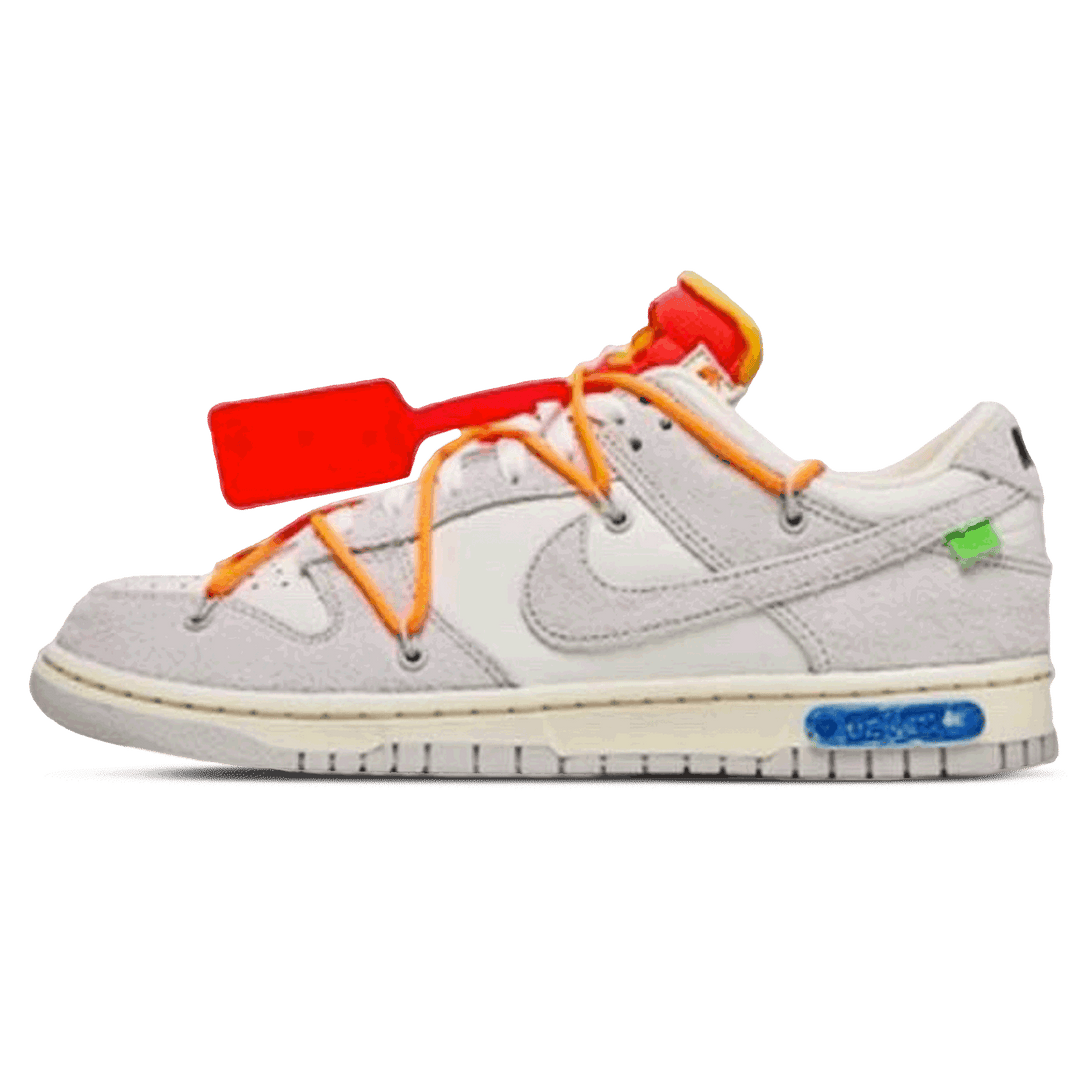 Off-White x Nike Dunk Low 'Lot 31 of 50'- Streetwear Fashion - helmiss.com