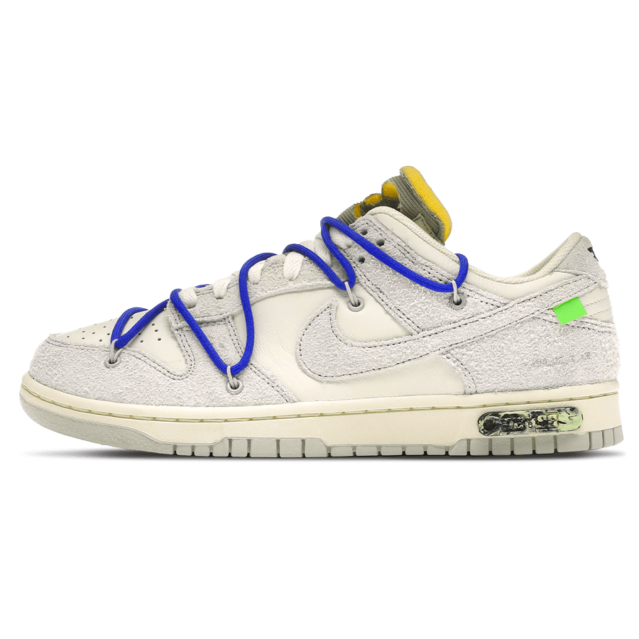 Off-White x Nike Dunk Low 'Lot 32 of 50'- Streetwear Fashion - helmiss.com