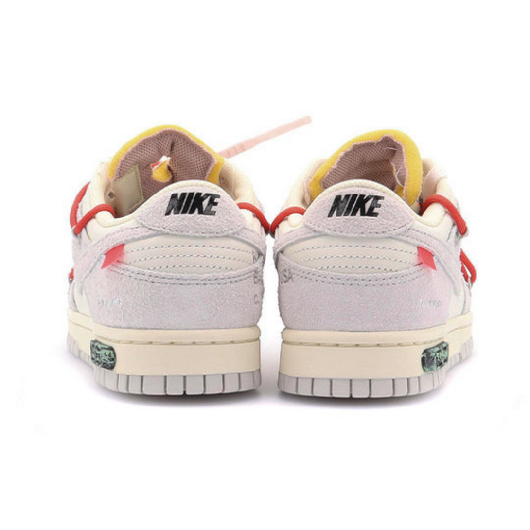 Off-White x Nike Dunk Low 'Lot 33 of 50'- Streetwear Fashion - helmiss.com