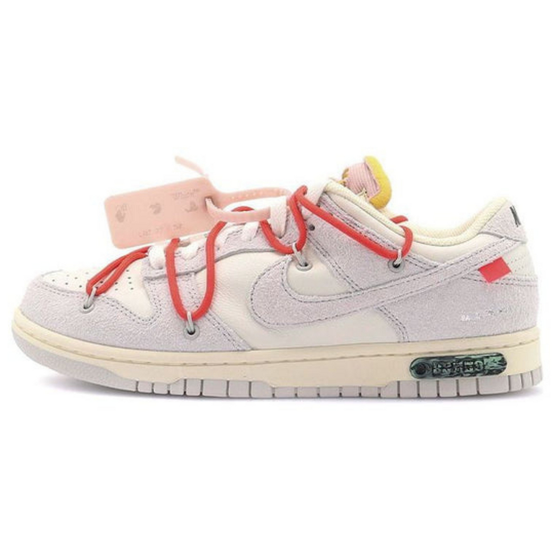 Off-White x Nike Dunk Low 'Lot 33 of 50'- Streetwear Fashion - helmiss.com