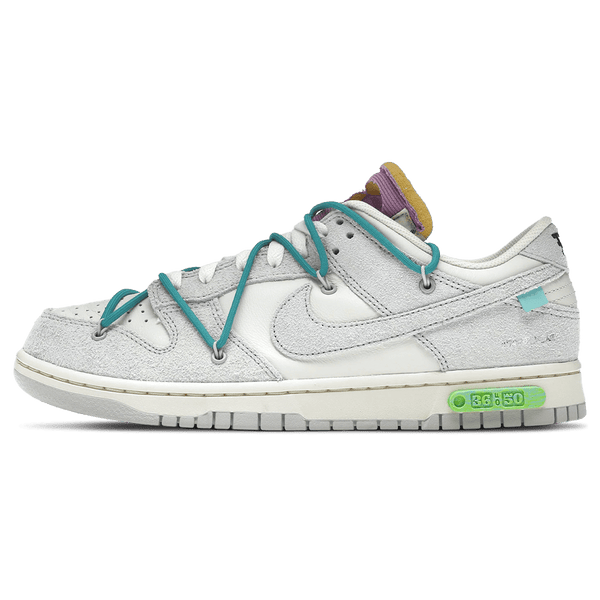 Off-White x Nike Dunk Low 'Lot 36 of 50'- Streetwear Fashion - helmiss.com