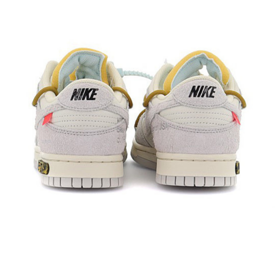 Off-White x Nike Dunk Low 'Lot 37 of 50'- Streetwear Fashion - helmiss.com