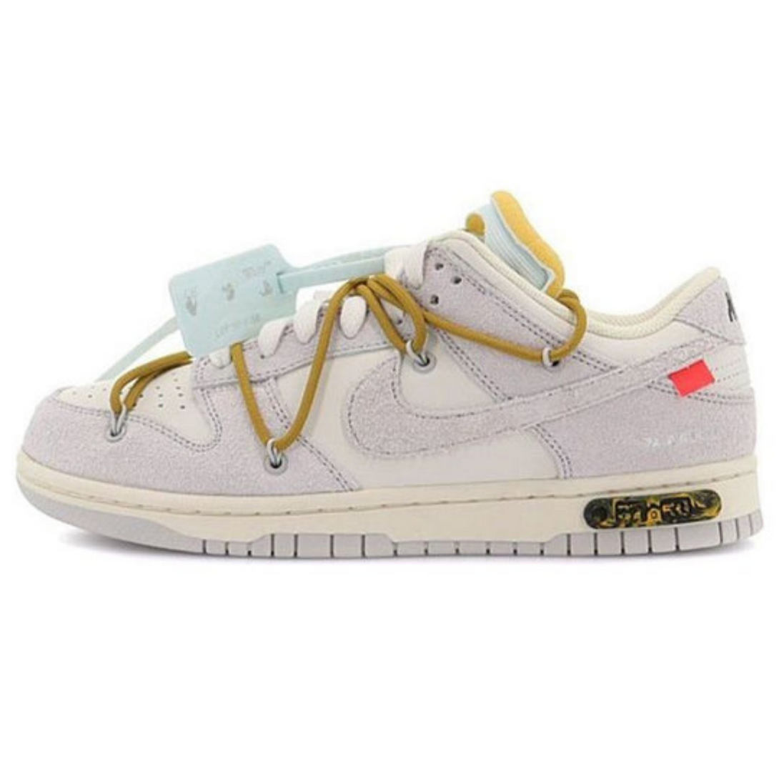 Off-White x Nike Dunk Low 'Lot 37 of 50'- Streetwear Fashion - helmiss.com