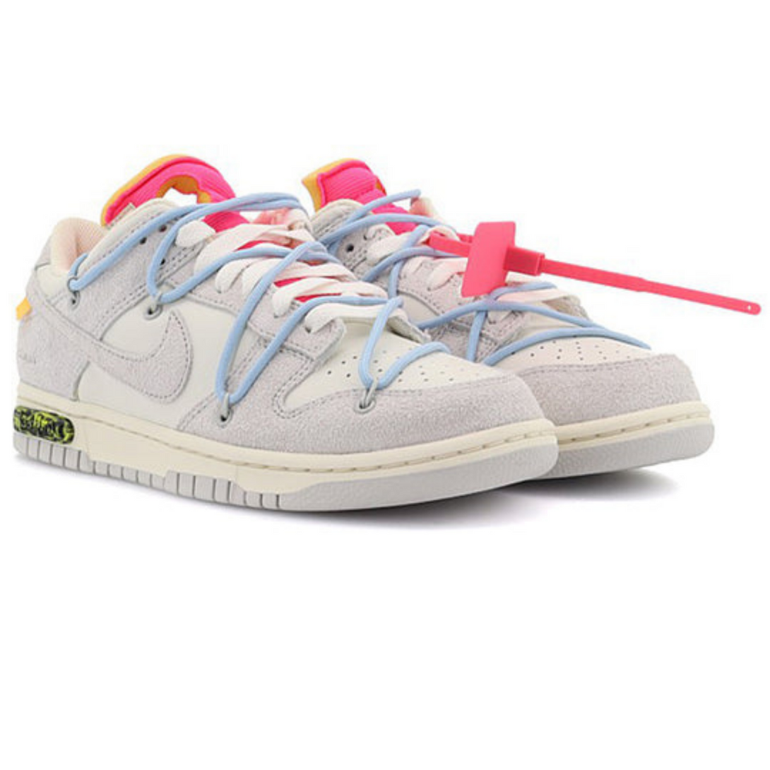 Off-White x Nike Dunk Low 'Lot 38 of 50'- Streetwear Fashion - helmiss.com