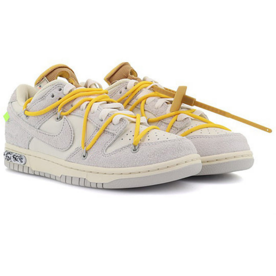 Off-White x Nike Dunk Low 'Lot 39 of 50'- Streetwear Fashion - helmiss.com