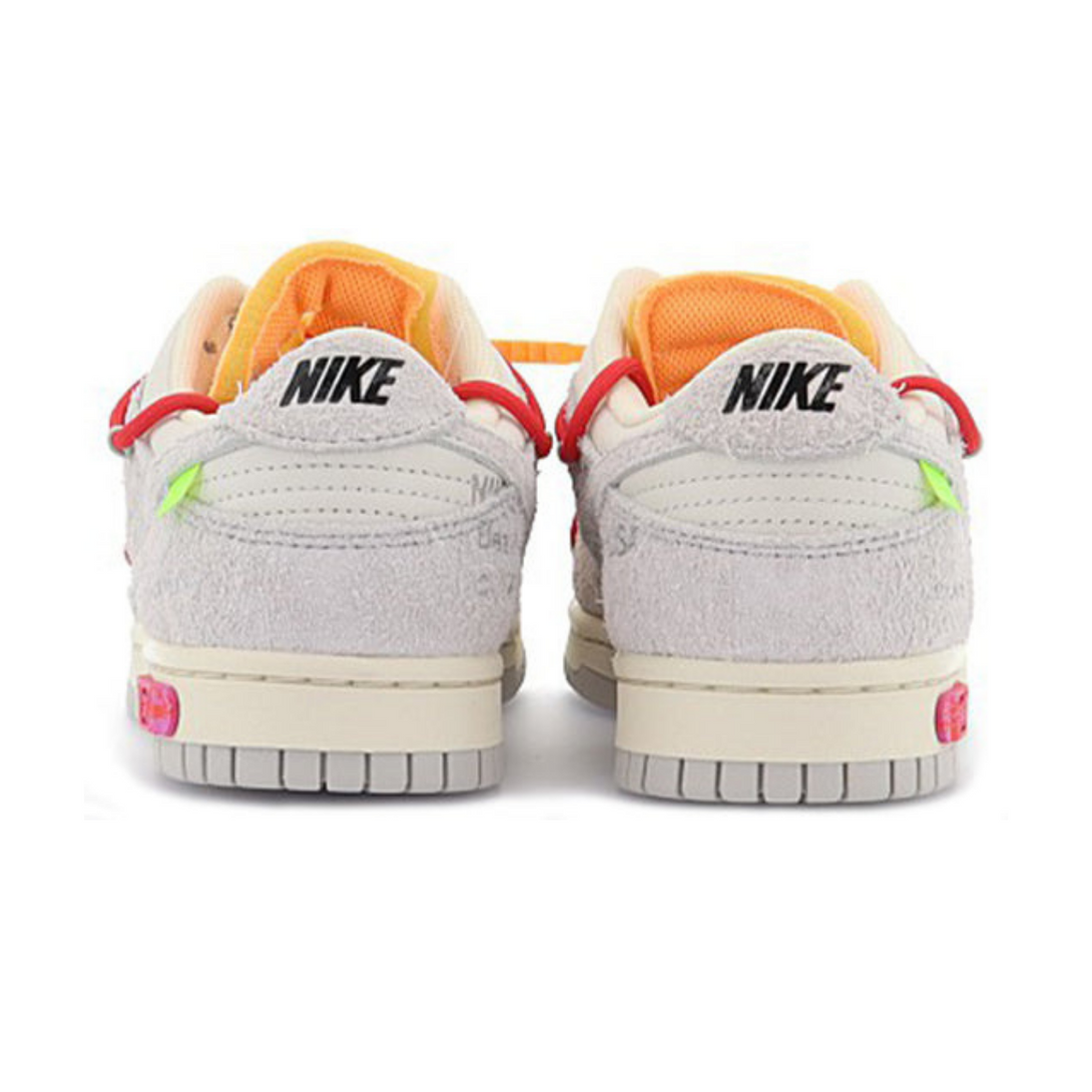 Off-White x Nike Dunk Low 'Lot 40 of 50'- Streetwear Fashion - helmiss.com