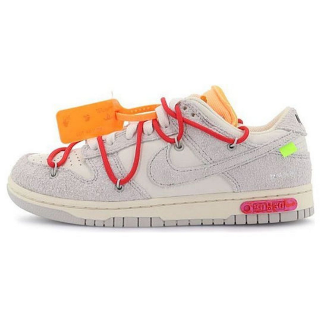 Off-White x Nike Dunk Low 'Lot 40 of 50'- Streetwear Fashion - helmiss.com