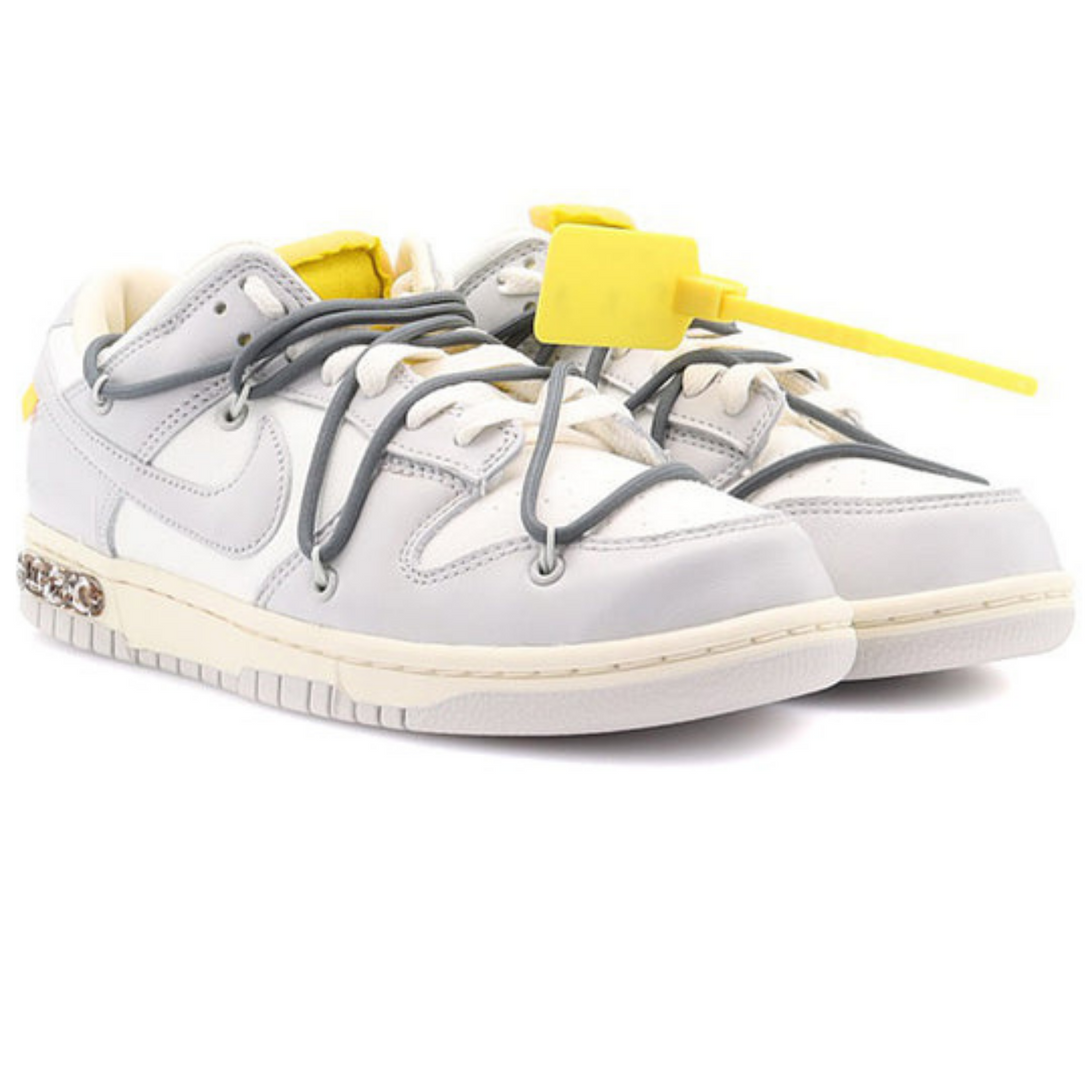 Off-White x Nike Dunk Low 'Lot 41 of 50'- Streetwear Fashion - helmiss.com