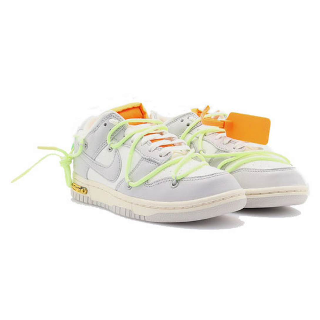 Off-White x Nike Dunk Low 'Lot 43 of 50'- Streetwear Fashion - helmiss.com