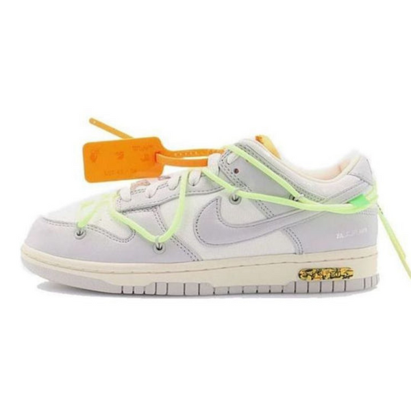 Off-White x Nike Dunk Low 'Lot 43 of 50'- Streetwear Fashion - helmiss.com