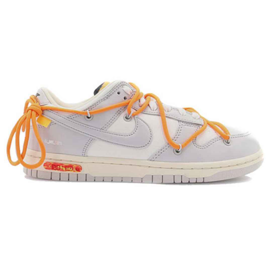 Off-White x Nike Dunk Low 'Lot 44 of 50'- Streetwear Fashion - helmiss.com