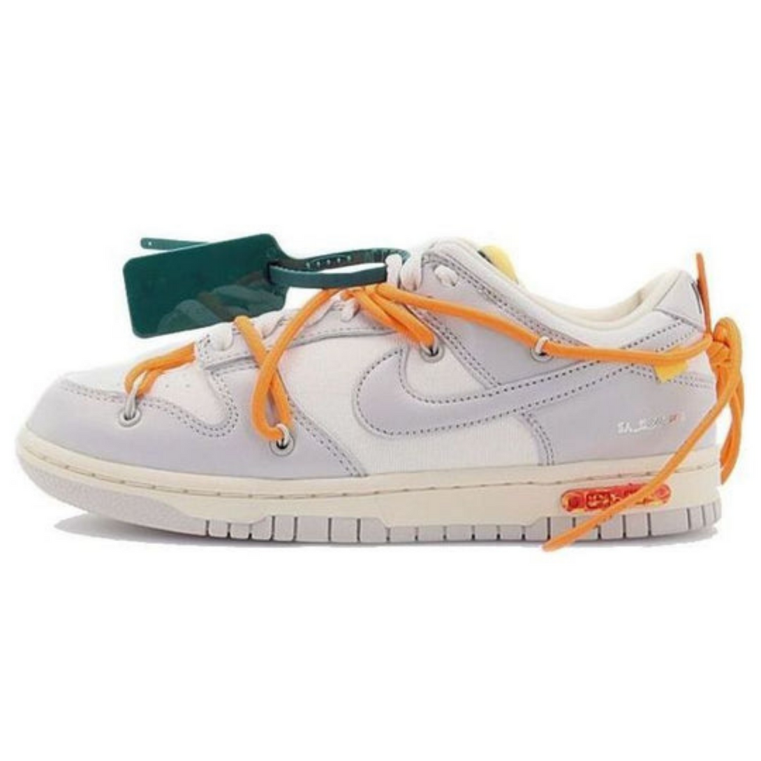 Off-White x Nike Dunk Low 'Lot 44 of 50'- Streetwear Fashion - helmiss.com