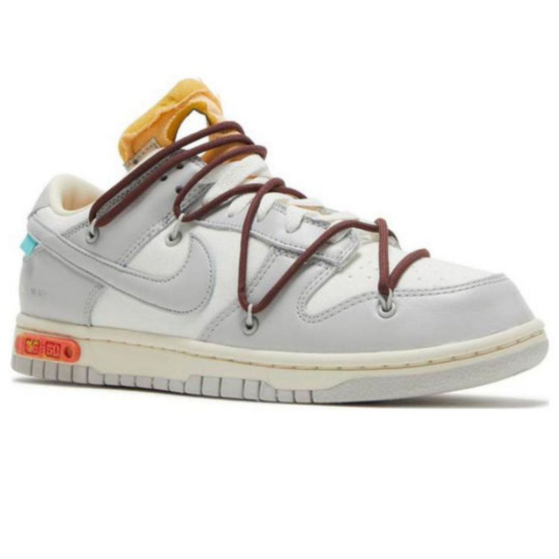 Off-White x Nike Dunk Low 'Lot 46 of 50'- Streetwear Fashion - helmiss.com