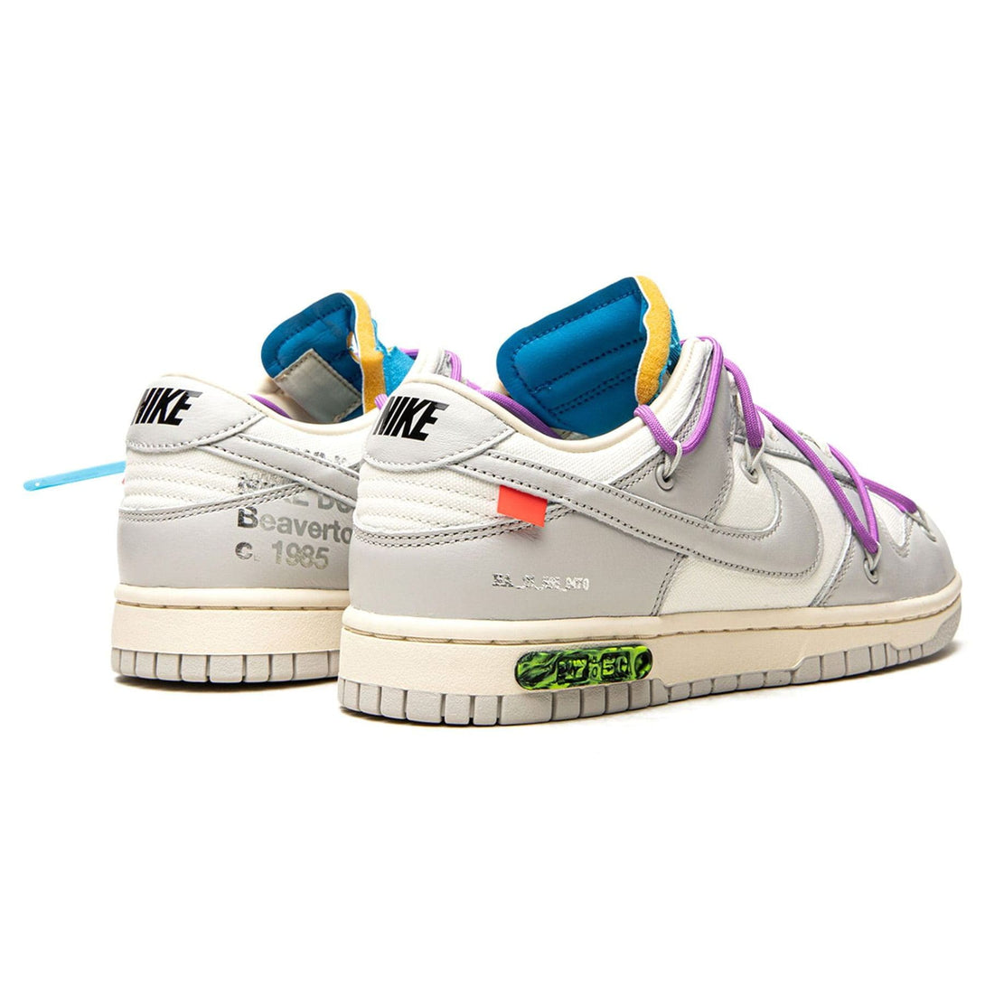 Off-White x Nike Dunk Low 'Lot 47 of 50'- Streetwear Fashion - helmiss.com