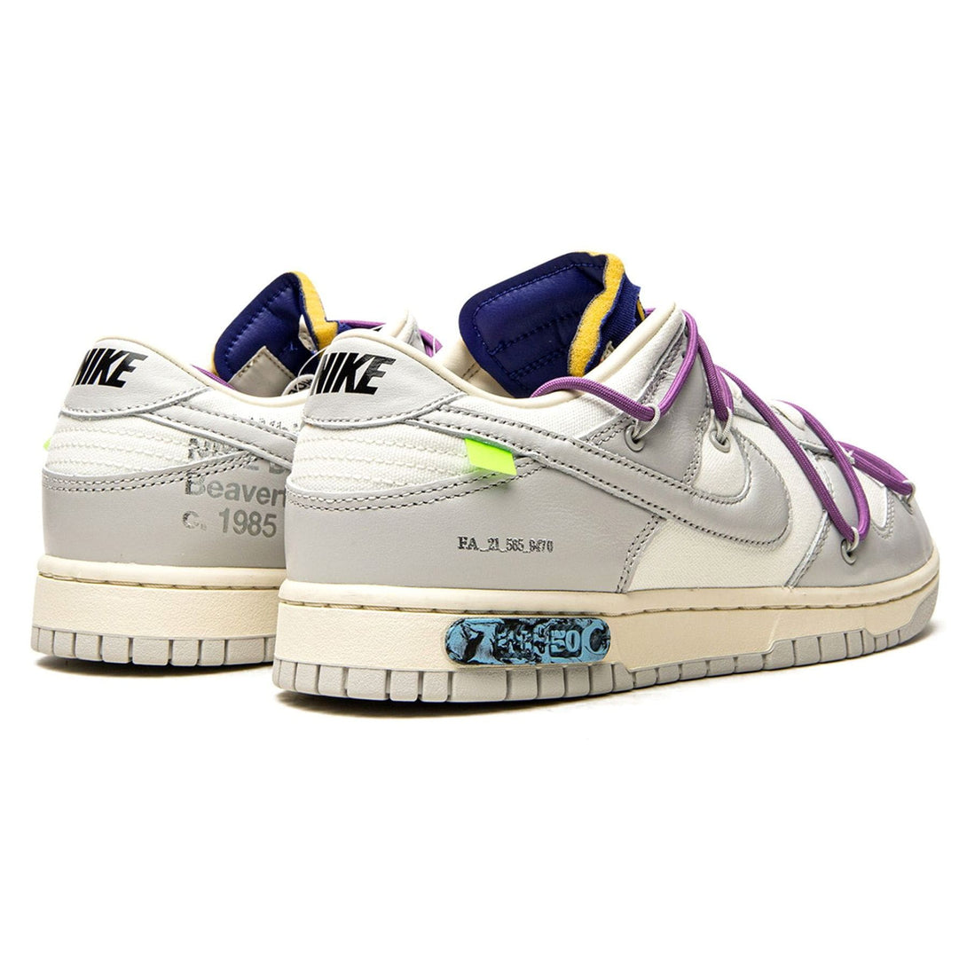 Off-White x Nike Dunk Low 'Lot 48 of 50'- Streetwear Fashion - helmiss.com