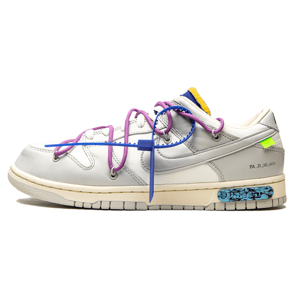 Off-White x Nike Dunk Low 'Lot 48 of 50'- Streetwear Fashion - helmiss.com