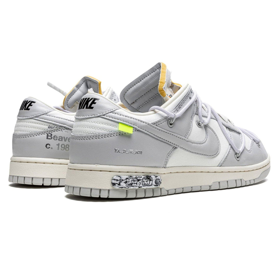 Off-White x Nike Dunk Low 'Lot 49 of 50'- Streetwear Fashion - helmiss.com